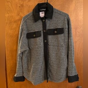 SO gray XS button up